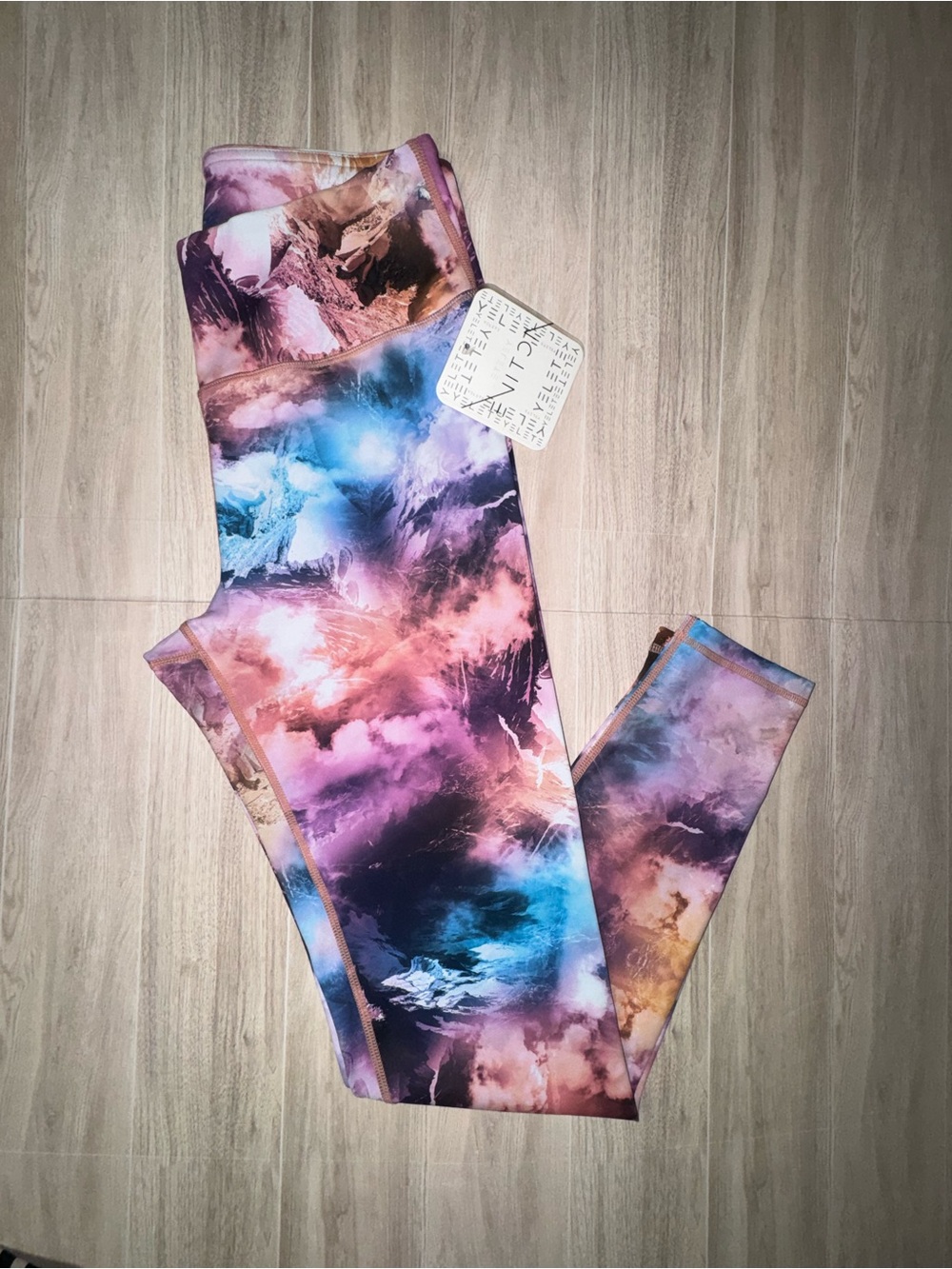 Multicolor Galaxy Tie-Dye Leggings